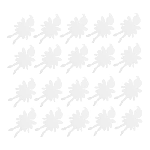 OSALADI 20 Stück Teiliges Weiße Papp-figuren Blanko Feen-formen aus Karton Bemalbare Papier-figuren Diy-handarbeiten Kreative Bastelprojekte Kindergarten Schulkunst von OSALADI