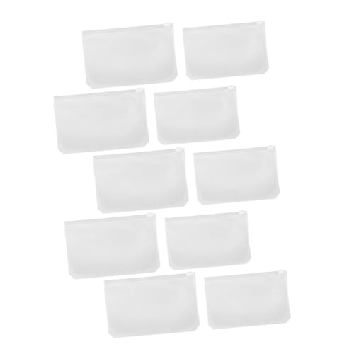 OSALADI 20 Stück Transparente PVC Dokumententaschen mit Reißverschluss Praktische Aufbewahrung für Loseblattunterlagen von OSALADI