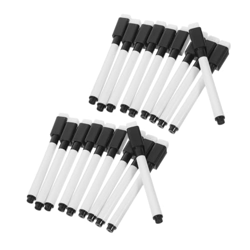 OSALADI 20 Stück Trocken abwischbare Marker für den Kühlschrank Trockenradiermarker Whiteboard-Marker trocken abwischbar Multifunktions-Trockenlöschmarker Plastik Black OSALADI 20 Stück Trocken abwischbare Marker für den Kühlschrank Trockenradiermarker Whiteboard-Marker trocken abwischbar Multifunktions-Trockenlöschmarker Plastik Black von OSALADI