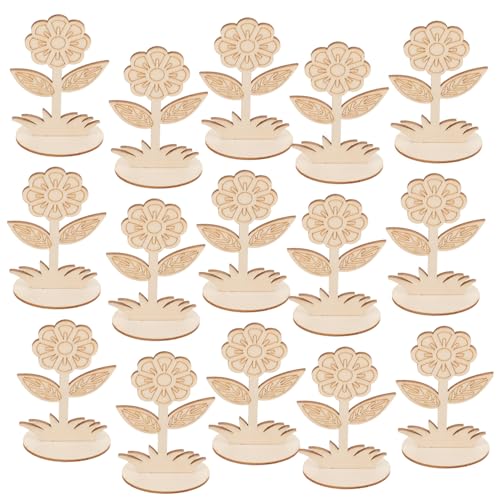 OSALADI 20 Stück Unvollendete Holzblumen zum Basteln DIY Holzscheiben für Malprojekte für Kreative Dekorationen und Handarbeiten Familie und Freunden OSALADI 20 Stück Unvollendete Holzblumen zum Basteln DIY Holzscheiben für Malprojekte für Kreative Dekorationen und Handarbeiten Familie und Freunden von OSALADI