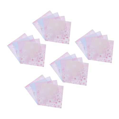 OSALADI 200 Blatt Doppelseitiges Origami Papier im Blumenmuster für DIY Bastelprojekte und Erwachsenen Handarbeiten Packung von OSALADI