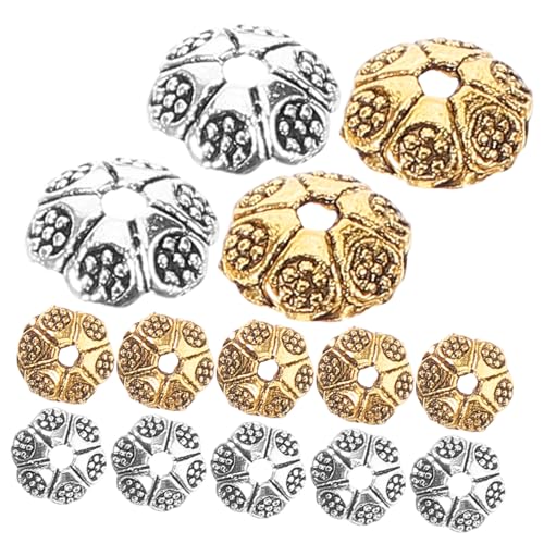 OSALADI 200 Stück Abstandsperlen selber machen winzig Wohnung Spacer Herstellung zierlich Armbandperlen Perlenketten-Set Halsketten-Endkappen Vintage Perlenkappen Metall OSALADI 200 Stück Abstandsperlen selber machen winzig Wohnung Spacer Herstellung zierlich Armbandperlen Perlenketten-Set Halsketten-Endkappen Vintage Perlenkappen Metall von OSALADI