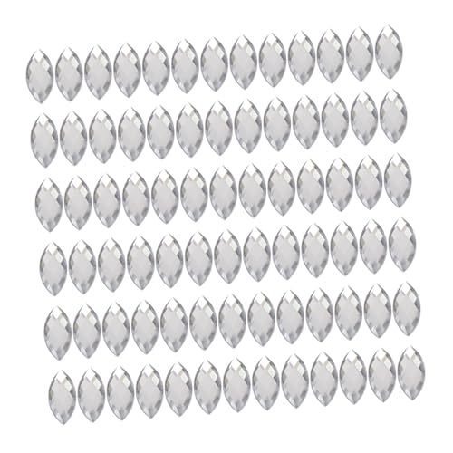 OSALADI 200 Stück Acryl Bohren Augenförmige Strasssteine DIY Dekorationsmaterialien für Kleidung Handgemachte Bastelzubehör Accessoires für Hochzeiten und Feiertage von OSALADI
