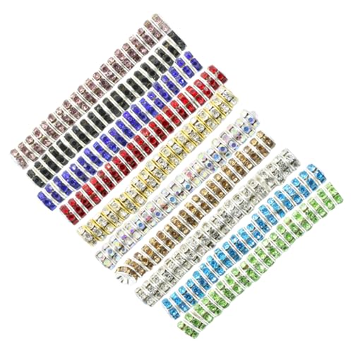 OSALADI 200 Stück Bunte Glasperlen Flache Spacer Beads für Schmuckherstellung DIY Armband Zubehör Vielfältige Farben für Kreative Bastelprojekte OSALADI 200 Stück Bunte Glasperlen Flache Spacer Beads für Schmuckherstellung DIY Armband Zubehör Vielfältige Farben für Kreative Bastelprojekte von OSALADI