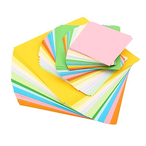 OSALADI 200 Stück Bunte Origami Papiere Teiliges Doppelseitiges Bastelpapier für Diy Kreativprojekte für Kindergarten und Kunsthandwerk Kreativität und Feinmotorik zu Fördern OSALADI 200 Stück Bunte Origami Papiere Teiliges Doppelseitiges Bastelpapier für Diy Kreativprojekte für Kindergarten und Kunsthandwerk Kreativität und Feinmotorik zu Fördern von OSALADI