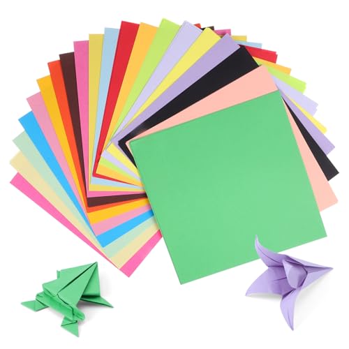 OSALADI 200 Stück Buntes Origami Farbiges Kartonpapier Origami-papier in Verschiedenen Farben Farbiger Karton Bunte Origami-papiere Origamipapier 8x8 Quadratisches Papier Zellstoff OSALADI 200 Stück Buntes Origami Farbiges Kartonpapier Origami-papier in Verschiedenen Farben Farbiger Karton Bunte Origami-papiere Origamipapier 8x8 Quadratisches Papier Zellstoff von OSALADI