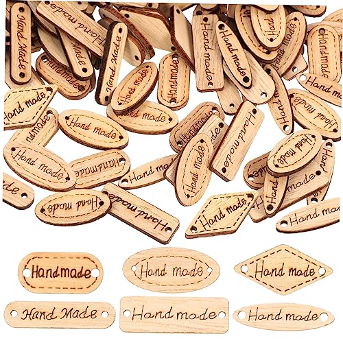 OSALADI 200 Stück Diy Holzlabel Handgemachte Etiketten Vintage Knöpfe für Bastelprojekte Scrapbooking Dekorationen und Ideen Dickes Holz OSALADI 200 Stück Diy Holzlabel Handgemachte Etiketten Vintage Knöpfe für Bastelprojekte Scrapbooking Dekorationen und Ideen Dickes Holz von OSALADI