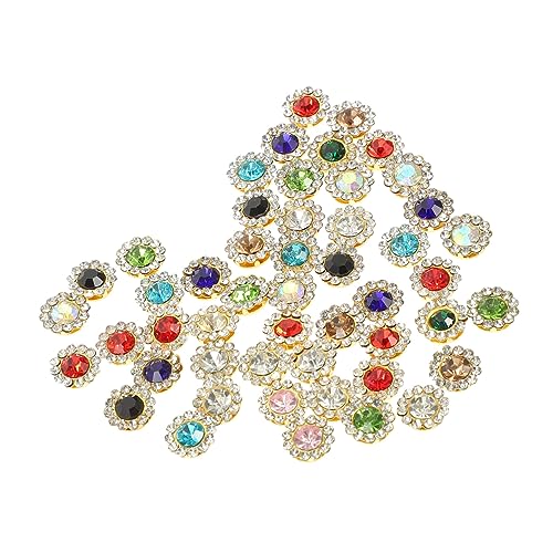 OSALADI 200 Stück Diy Sonnenblumen Strass Zubehör für Kleidungsdekoration Doppelschichtige Wasserstrahl für Handarbeiten für Kleidung Taschen und Accessoires OSALADI 200 Stück Diy Sonnenblumen Strass Zubehör für Kleidungsdekoration Doppelschichtige Wasserstrahl für Handarbeiten für Kleidung Taschen und Accessoires von OSALADI