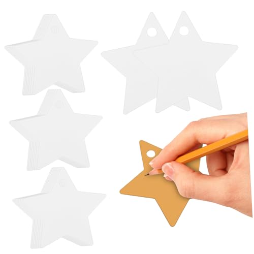 OSALADI 200 Stück Fünfzackiger Sternanhänger Hängende Tags Leere Stern-tags Schlüssel Ausgeschnitten Kleine Geschenkanhänger Kindergarten Party Dekorationen Schmucklos Sterne Papier Weiß OSALADI 200 Stück Fünfzackiger Sternanhänger Hängende Tags Leere Stern-tags Schlüssel Ausgeschnitten Kleine Geschenkanhänger Kindergarten Party Dekorationen Schmucklos Sterne Papier Weiß von OSALADI