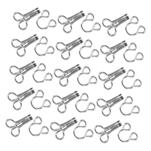 OSALADI 200 Stück Haken und Augen Verschluss für Unterwäsche Kleidung Hosen Röcke und Jacken Metallverschlüsse für DIY Handwerk Unauffällige und Langlebige Nähhaken für Verschiedene OSALADI 200 Stück Haken und Augen Verschluss für Unterwäsche Kleidung Hosen Röcke und Jacken Metallverschlüsse für DIY Handwerk Unauffällige und Langlebige Nähhaken für Verschiedene von OSALADI