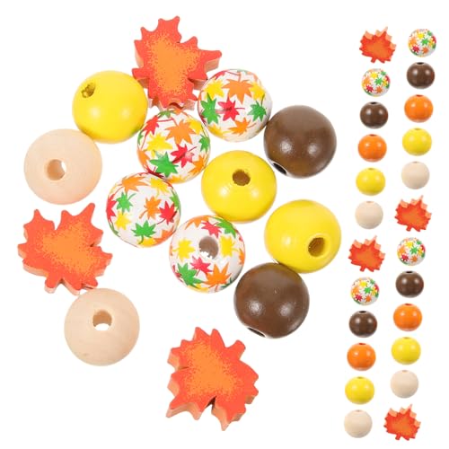 OSALADI 200 Stück Herbst Holzperlen Orange DIY Schmuck Basteln Holzperlen für Perlen Auffädeln und Herbstdeko Familienfeier Handgemachte mit Langlebigem Material OSALADI 200 Stück Herbst Holzperlen Orange DIY Schmuck Basteln Holzperlen für Perlen Auffädeln und Herbstdeko Familienfeier Handgemachte mit Langlebigem Material von OSALADI