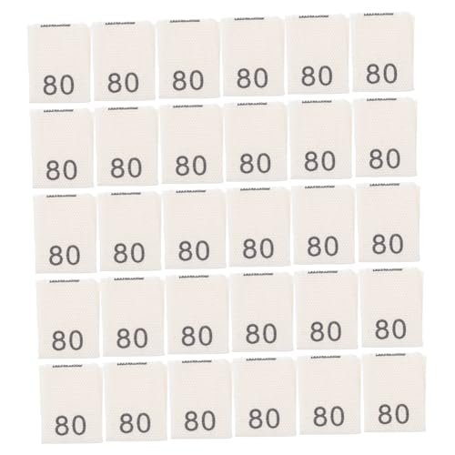 OSALADI 200 Stück Kleidungsgrößenetiketten Baumwollmaterial Waschbar Klare Druckqualität Einfach zu Erkennen zur Organisation von Kinderbekleidung OSALADI 200 Stück Kleidungsgrößenetiketten Baumwollmaterial Waschbar Klare Druckqualität Einfach zu Erkennen zur Organisation von Kinderbekleidung von OSALADI