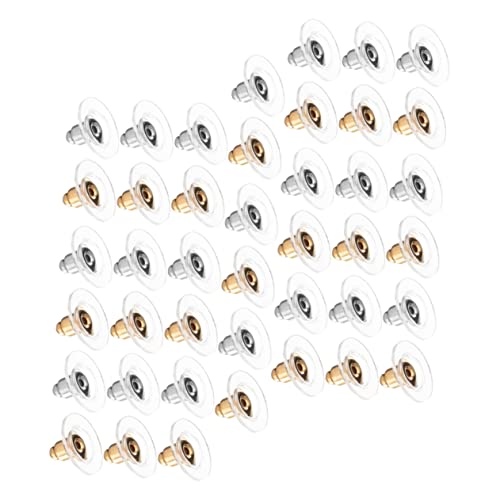 OSALADI 200 Stück Ohrstecker Verschlüsse Langlebig Leicht Diy Schmuckteile für Frauen Mädchen Geeignet Sichere Ohrstecker Rückseiten Piercing Zubehör von OSALADI