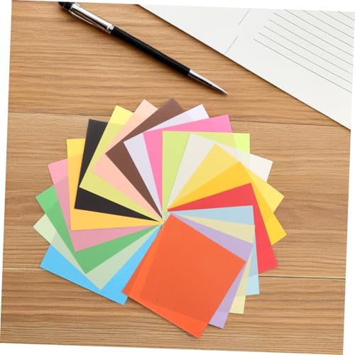 OSALADI 200 Stück Origami Papier Lebendige Farben Quadratisches Bastelpapier für DIY Handwerk Glattes Zuverlässiges Papier für Anfänger und Kreative Faltprojekte OSALADI 200 Stück Origami Papier Lebendige Farben Quadratisches Bastelpapier für DIY Handwerk Glattes Zuverlässiges Papier für Anfänger und Kreative Faltprojekte von OSALADI