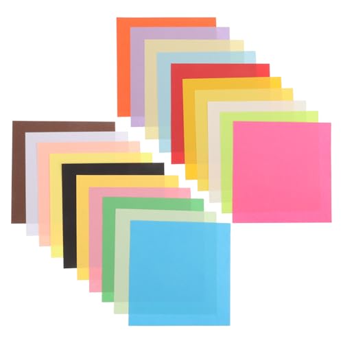 OSALADI 200 Stück Quadratisches Origami Papier Origami Set In 20 Farben – 589 Zoll Doppelseitiges Farbiges Faltpapier Für Anfänger Und Klassenzimmerprojekte von OSALADI