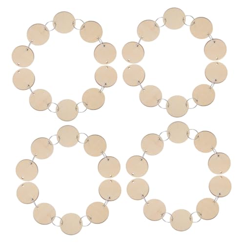 OSALADI 200 Stück Runde Holzscheiben mit Löchern und Eisenringen Vielseitige Diy-holzanhänger für Kalender Geburtstagsdeko Büro Heimdekoration Kreative Bastelprojekte Natürliche Holztags OSALADI 200 Stück Runde Holzscheiben mit Löchern und Eisenringen Vielseitige Diy-holzanhänger für Kalender Geburtstagsdeko Büro Heimdekoration Kreative Bastelprojekte Natürliche Holztags von OSALADI