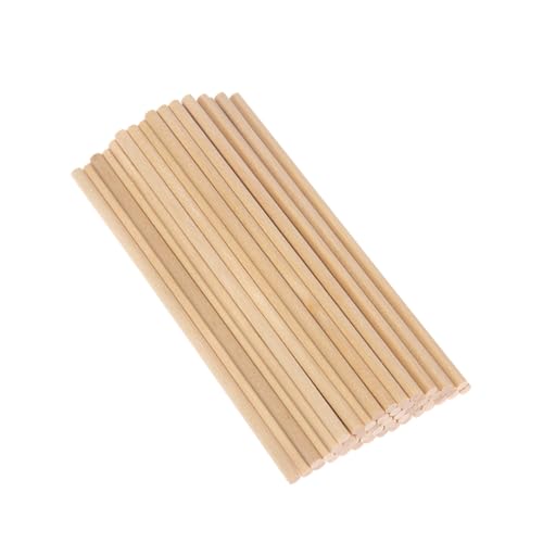 OSALADI 200 Stück Runde Holzstäbe Natürliche Holzdübel Stäbe für DIY Basteln Modellbau Spielzeugherstellung Holzstäbe für Handwerk und Dekoration OSALADI 200 Stück Runde Holzstäbe Natürliche Holzdübel Stäbe für DIY Basteln Modellbau Spielzeugherstellung Holzstäbe für Handwerk und Dekoration von OSALADI