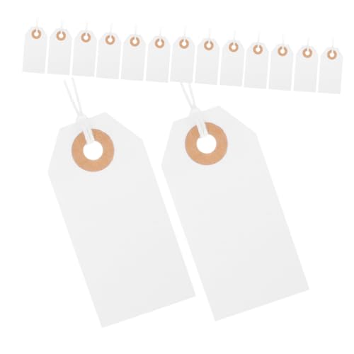 OSALADI 200 Stück Schnur Loch -Hang -Karte leere Preisschilder beschreibbares Etikett für Schmuck Kleidungsetikett Etiketten Kleidungspreisetikett Schmuckanhänger zum Aufhängen Papier Weiß OSALADI 200 Stück Schnur Loch -Hang -Karte leere Preisschilder beschreibbares Etikett für Schmuck Kleidungsetikett Etiketten Kleidungspreisetikett Schmuckanhänger zum Aufhängen Papier Weiß von OSALADI