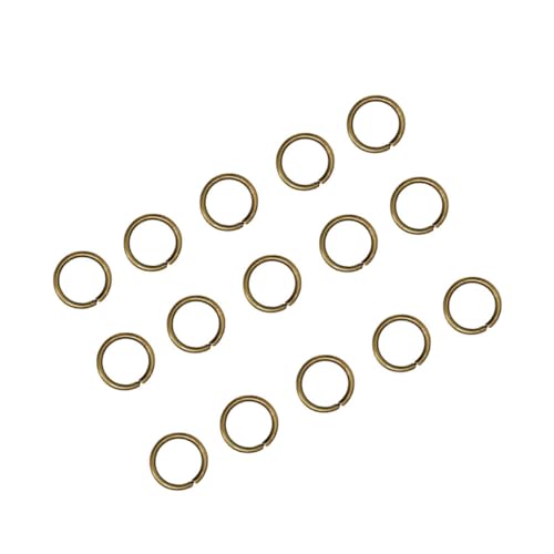 OSALADI 200 Stück Stainless Steel Schlüsselringe Offene Biegeringe für Schmuck DIY und Schlüsselanhänger Metallringe für Bastelprojekte von OSALADI