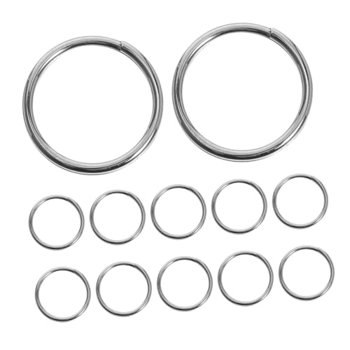 OSALADI 200 Stück Teiliges Edelstahl Schlüsselringe mit Doppeltem Kreis Mini Split Ringe für Schlüsselanhänger DIY Schmuck Basteln Armbänder und Anhänger Rostfrei Langlebig und Stabil OSALADI 200 Stück Teiliges Edelstahl Schlüsselringe mit Doppeltem Kreis Mini Split Ringe für Schlüsselanhänger DIY Schmuck Basteln Armbänder und Anhänger Rostfrei Langlebig und Stabil von OSALADI