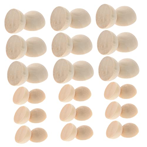OSALADI 200 Stück Unbehandelte Holzperlen Halbkreis Holzperlen DIY Schmuckzubehör für Armbänder Dekoration OSALADI 200 Stück Unbehandelte Holzperlen Halbkreis Holzperlen DIY Schmuckzubehör für Armbänder Dekoration von OSALADI