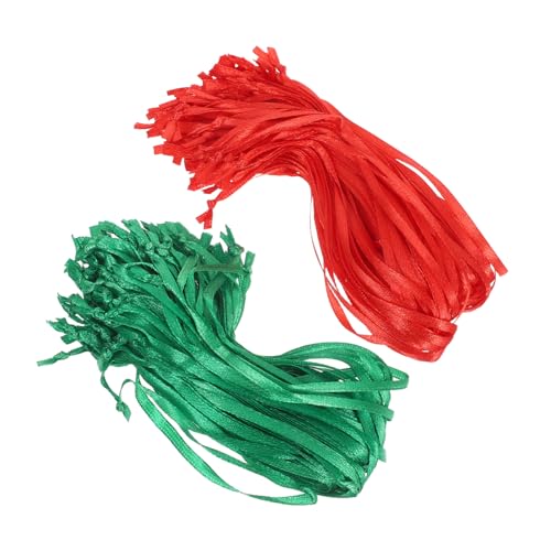 OSALADI 200 Stück Weihnachtsbaum Ornament Hänger Bänder Rot Grün Dünne Fadebeständige Schmuckbänder für Vielseitige Weihnachtsbaumdekoration Partybedarf Flexible Aufhängeschnüre OSALADI 200 Stück Weihnachtsbaum Ornament Hänger Bänder Rot Grün Dünne Fadebeständige Schmuckbänder für Vielseitige Weihnachtsbaumdekoration Partybedarf Flexible Aufhängeschnüre von OSALADI