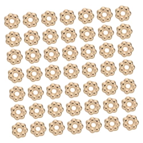 OSALADI 2000 Stück Blumenförmige Kunststoffperlen für Diy Schmuck Abs Bastelperlen für Designs für Kleidung Taschen und Accessoires von OSALADI