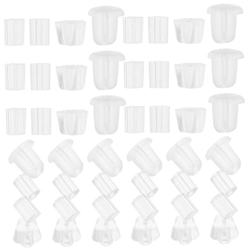 OSALADI 2000 Stück Teiliges Silikon Ohrring Verschluss Rutschfeste Ohrstecker Stopper für DIY Schmuckherstellung Leicht Flexibel Hautfreundlich Passend für Ohrhaken und Ohrstecker OSALADI 2000 Stück Teiliges Silikon Ohrring Verschluss Rutschfeste Ohrstecker Stopper für DIY Schmuckherstellung Leicht Flexibel Hautfreundlich Passend für Ohrhaken und Ohrstecker von OSALADI