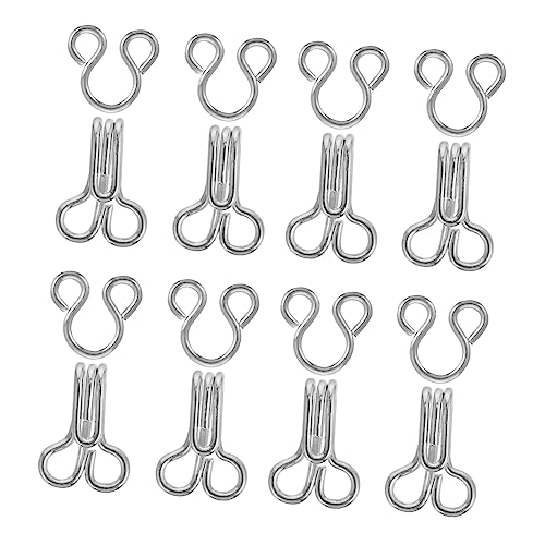OSALADI 200Paare Metall Mantel Schnallen Haken Abnehmbare Windbreaker Verbindungsschnallen Hochwertige und Langlebige Druckknöpfe für DIY Bekleidungszubehör OSALADI 200Paare Metall Mantel Schnallen Haken Abnehmbare Windbreaker Verbindungsschnallen Hochwertige und Langlebige Druckknöpfe für DIY Bekleidungszubehör von OSALADI
