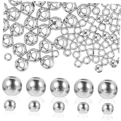 OSALADI 200Stücke Abstandshalterperlen für Schmuckherstellung Nahtlose Runde Kupferperlen für DIY Armbänder und Schmuckgestaltung OSALADI 200Stücke Abstandshalterperlen für Schmuckherstellung Nahtlose Runde Kupferperlen für DIY Armbänder und Schmuckgestaltung von OSALADI