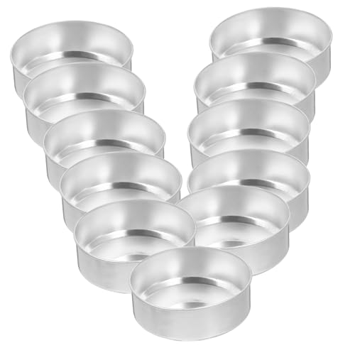 OSALADI 200Stücke Aluminium Teelicht Behälter Leere Kerzengläser für DIY Duftkerzen Hochtemperaturbeständig Silber für Kerzenherstellung und Bastelprojekte OSALADI 200Stücke Aluminium Teelicht Behälter Leere Kerzengläser für DIY Duftkerzen Hochtemperaturbeständig Silber für Kerzenherstellung und Bastelprojekte von OSALADI