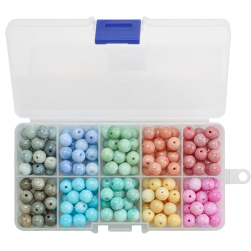 OSALADI 200Stücke Rissige Kristallperlen DIY Schmuckzubehör Fächer Box mit Glasperlen für Bastelarbeiten Hochwertige Perlen für Armbänder und Projekte OSALADI 200Stücke Rissige Kristallperlen DIY Schmuckzubehör Fächer Box mit Glasperlen für Bastelarbeiten Hochwertige Perlen für Armbänder und Projekte von OSALADI