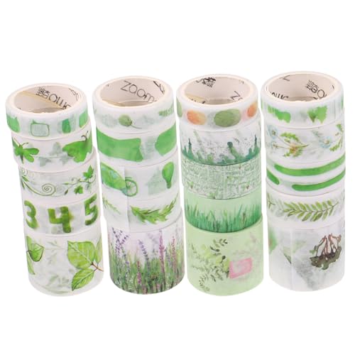 OSALADI 20Rollen Washi Tape Klebeband für DIY Projekte Dekorative Papierbänder für Scrapbooking Journaling und Bastelarbeiten Zufällige Designs OSALADI 20Rollen Washi Tape Klebeband für DIY Projekte Dekorative Papierbänder für Scrapbooking Journaling und Bastelarbeiten Zufällige Designs von OSALADI