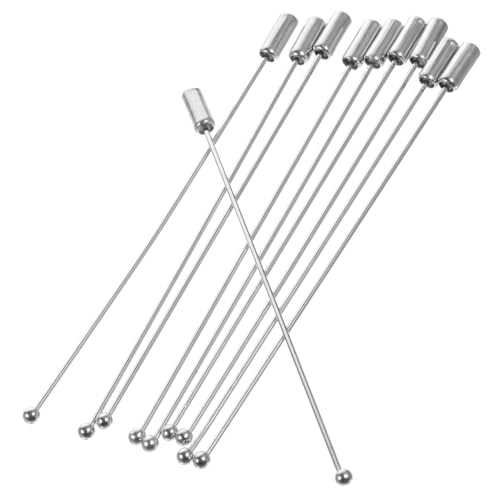 OSALADI 20Stücke Broschenstäbe Metall Corsage Pins für Schmuckherstellung und DIY Basteln Einfache Anstecknadeln mit Kugelkopf Stecknadeln OSALADI 20Stücke Broschenstäbe Metall Corsage Pins für Schmuckherstellung und DIY Basteln Einfache Anstecknadeln mit Kugelkopf Stecknadeln von OSALADI
