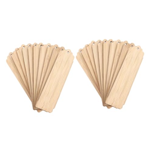 OSALADI 20Stücke DIY Holz Lesezeichen Unfertige Kreative Tags für Bastelarbeiten Blanko Holz Tags Bemalen und Gestalten Kartenherstellung und Dekoration OSALADI 20Stücke DIY Holz Lesezeichen Unfertige Kreative Tags für Bastelarbeiten Blanko Holz Tags Bemalen und Gestalten Kartenherstellung und Dekoration von OSALADI