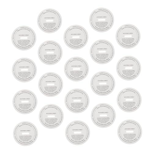 OSALADI 20Stücke DIY Kerzenetiketten Handgemachte Duftbecheraufkleber Papier für Kerzenherstellung Robust zur Verschönerung und Personalisierung OSALADI 20Stücke DIY Kerzenetiketten Handgemachte Duftbecheraufkleber Papier für Kerzenherstellung Robust zur Verschönerung und Personalisierung von OSALADI