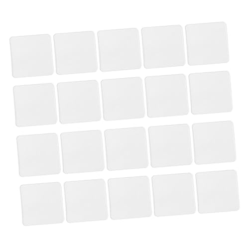 OSALADI 20Stücke Doppelseitiges Nano Klebeband Transparente Starke und Wiederverwendbare Universalpaste für Badezimmer Küche und Außenbereiche Spurlos und Ablösbar von OSALADI