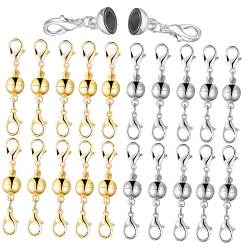 OSALADI 20Stücke Magnetische Schmuckverschlüsse und Doppelverschluss für Armbänder Zubehör für DIY Schmuckherstellung OSALADI 20Stücke Magnetische Schmuckverschlüsse und Doppelverschluss für Armbänder Zubehör für DIY Schmuckherstellung von OSALADI