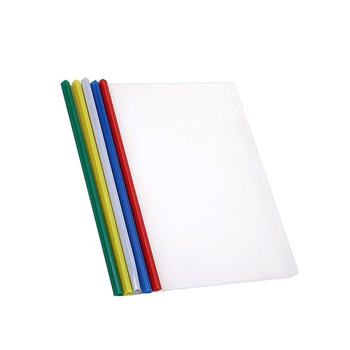 OSALADI 20Stücke Papierhalter Transparente Aktenordner Schiebeleiste für Schule Büro und Zuhause Stabiler und Rutschfester Vertragsdateihalter Zufälligen OSALADI 20Stücke Papierhalter Transparente Aktenordner Schiebeleiste für Schule Büro und Zuhause Stabiler und Rutschfester Vertragsdateihalter Zufälligen von OSALADI