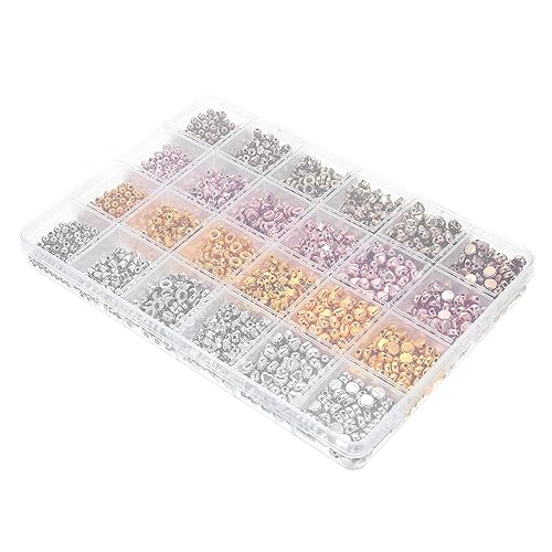 OSALADI 2160Stücke DIY Spacer Perlen Hochwertige Kunststoffperlen für Schmuckherstellung Armbänder und Mehr für Bastelprojekte und Accessoires OSALADI 2160Stücke DIY Spacer Perlen Hochwertige Kunststoffperlen für Schmuckherstellung Armbänder und Mehr für Bastelprojekte und Accessoires von OSALADI