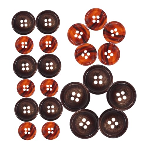OSALADI 22 Stück Hupenknopf Knopf Mit 4 Löchern Knopf Zum Selbermachen Diy Nähprojekte Bastelknöpfe Zum Nähen Vintage-knöpfe Zum Basteln Anzug Zum Nähen Von Knöpfen Kaffee Hörner OSALADI 22 Stück Hupenknopf Knopf Mit 4 Löchern Knopf Zum Selbermachen Diy Nähprojekte Bastelknöpfe Zum Nähen Vintage-knöpfe Zum Basteln Anzug Zum Nähen Von Knöpfen Kaffee Hörner von OSALADI