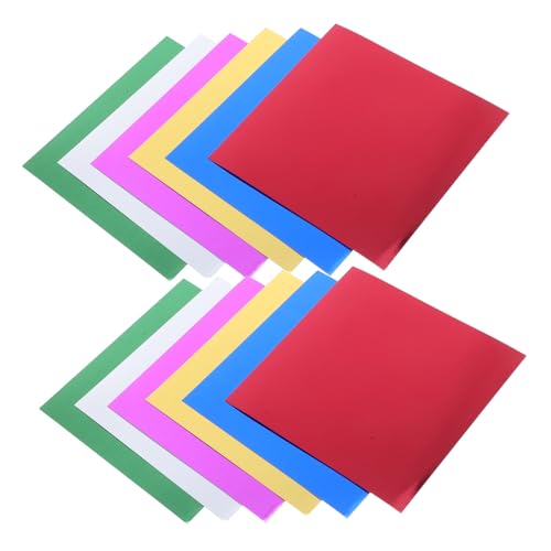 OSALADI 224 Blatt Aluminiumfolie glitzerndes Bastelpapier Scrapbook-Folienpapier Spiegel-Bastelpapier farbiges Papier zum Basteln Kartonpapier farbiges Origami-Papier schimmernder Karton OSALADI 224 Blatt Aluminiumfolie glitzerndes Bastelpapier Scrapbook-Folienpapier Spiegel-Bastelpapier farbiges Papier zum Basteln Kartonpapier farbiges Origami-Papier schimmernder Karton von OSALADI