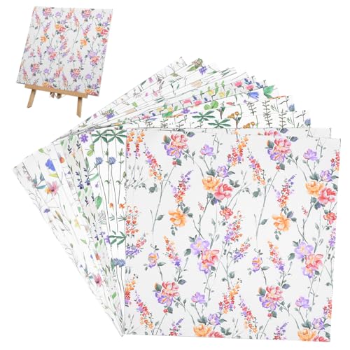 OSALADI 24 Blatt Taschenmaterial Papier Journaling Pastell Sammelalbum Schrottbuch Herstellung Kunsthandwerk Zeitschrift Scrapbook-papiere Scrapbooking -papier Musterpapier Papierkarton von OSALADI