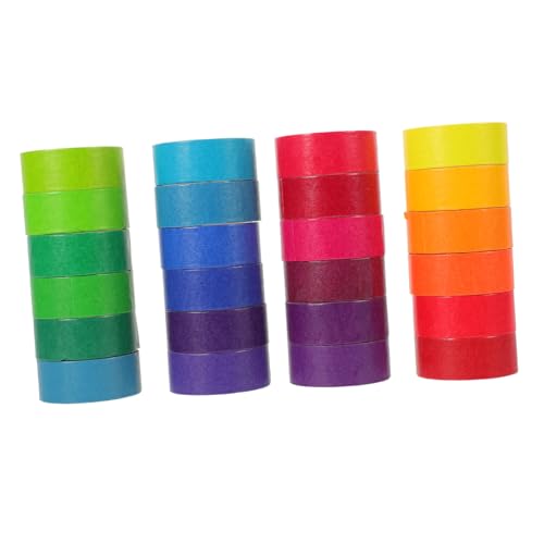 OSALADI 24 Rollen Washi Tape Breit Vielseitiges DIY Dekorations Klebeband für Scrapbooking Geschenkverpackung Journaling und Bastelprojekte Selbstklebend Einfach Anzuwenden OSALADI 24 Rollen Washi Tape Breit Vielseitiges DIY Dekorations Klebeband für Scrapbooking Geschenkverpackung Journaling und Bastelprojekte Selbstklebend Einfach Anzuwenden von OSALADI