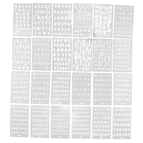 OSALADI 24 Stück Malvorlage Wände für hohle Vorlagen Brief Buchstabennummer Vorlage Vinyl Kind wiederverwendbar schmücken Schablone Malwerkzeug Alphabet-Vorlagen DIY-Versorgung Plastik OSALADI 24 Stück Malvorlage Wände für hohle Vorlagen Brief Buchstabennummer Vorlage Vinyl Kind wiederverwendbar schmücken Schablone Malwerkzeug Alphabet-Vorlagen DIY-Versorgung Plastik von OSALADI