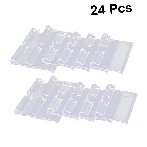 OSALADI 24 Stück PVC Preisschilder Transparente Etikettenhalter für Supermärkte Geschäfte und Einzelhandel Einfach zu Verwenden und Praktisch OSALADI 24 Stück PVC Preisschilder Transparente Etikettenhalter für Supermärkte Geschäfte und Einzelhandel Einfach zu Verwenden und Praktisch von OSALADI