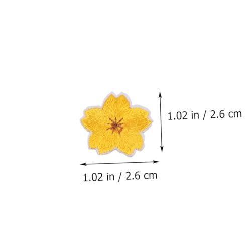 OSALADI 24 Stück Teiliges Bestickte Blumen patches zum Aufbügeln Robuste Stoffapplikationen mit Klaren Mustern Vielseitig zum Dekorieren und Reparieren von Kleidung Taschen und Hüten von OSALADI