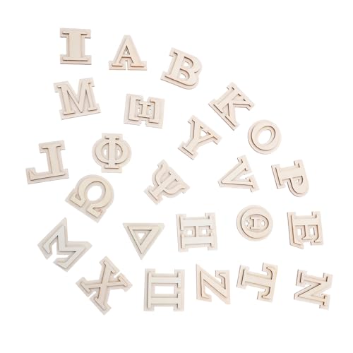 OSALADI 24 Stück Teiliges Doppellagiger Holzbuchstaben Griechisches Alphabet Naturbelassene Holzbuchstaben für DIY Wanddeko Bastelprojekte Familienaktivitäten OSALADI 24 Stück Teiliges Doppellagiger Holzbuchstaben Griechisches Alphabet Naturbelassene Holzbuchstaben für DIY Wanddeko Bastelprojekte Familienaktivitäten von OSALADI