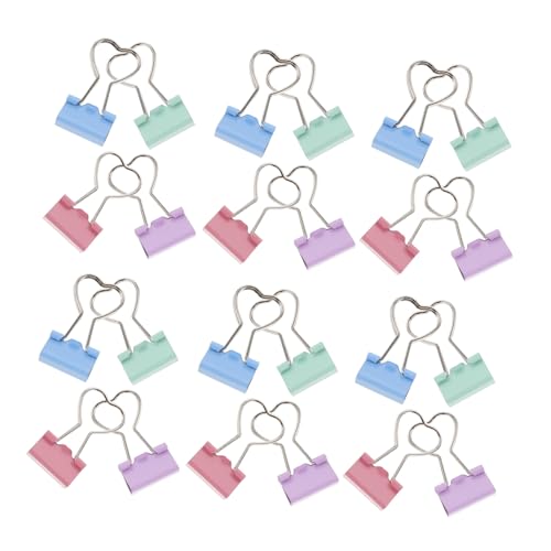 OSALADI 24 Stück Teiliges Metall Büroklammern Herzform Langlebige Organizer Clips für Schule Büro Zuhause Vielseitige Aktenklammern zum Sortieren von Notizen Planern und Scrapbooks OSALADI 24 Stück Teiliges Metall Büroklammern Herzform Langlebige Organizer Clips für Schule Büro Zuhause Vielseitige Aktenklammern zum Sortieren von Notizen Planern und Scrapbooks von OSALADI