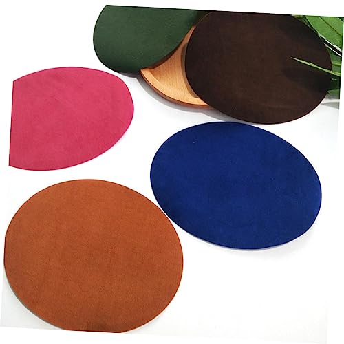 OSALADI 24 Stück Teiliges Ovale Ellbogenflicken zum Aufbügeln Waschbare Kleidung Applikationen aus Hautfreundlichem Material Einfach zu Befestigen Reparatur Patches für Pullover Jacken von OSALADI
